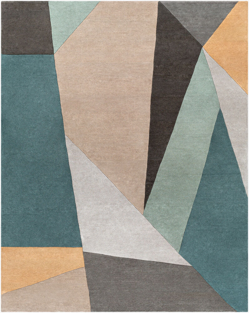 Forum Handmade Rug — Charcoal/Dusty Sage