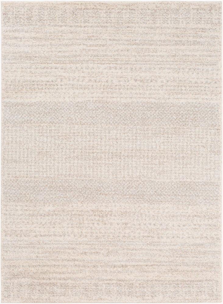 Fowler Machine Woven Rug — Light Brown/Light Gray