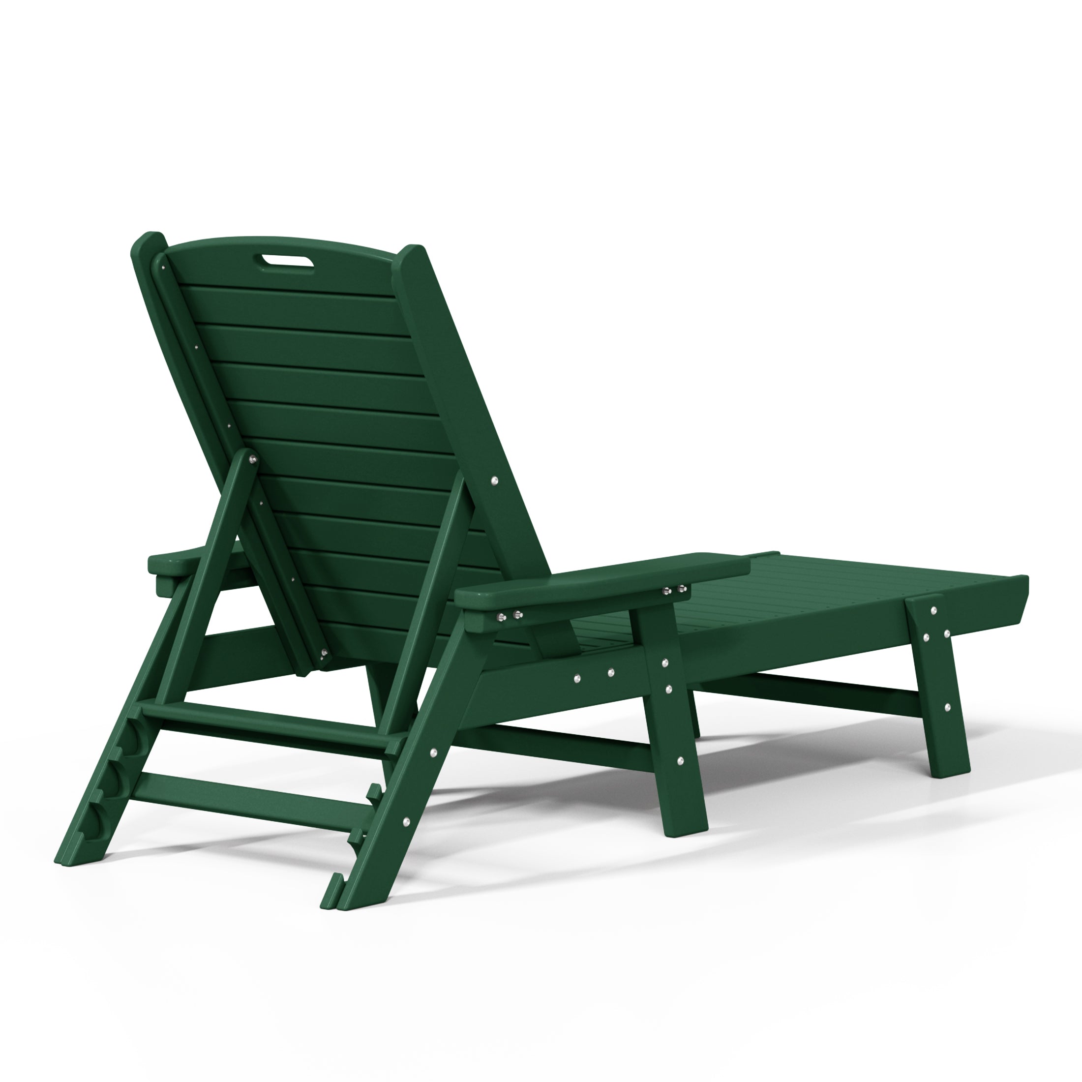 Santa Monica All-Weather Outdoor Reclining Sun Lounger with Arm Rests Seahawk Designs Patio Chaise Lounges