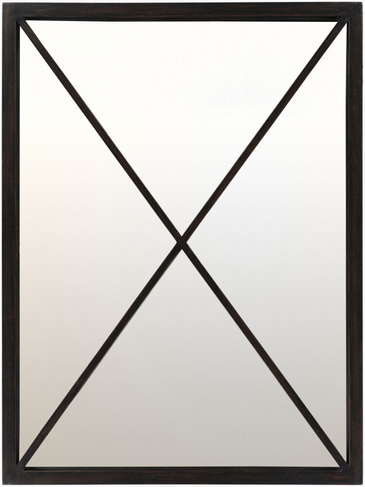 Franklin Accent Mirror — Black