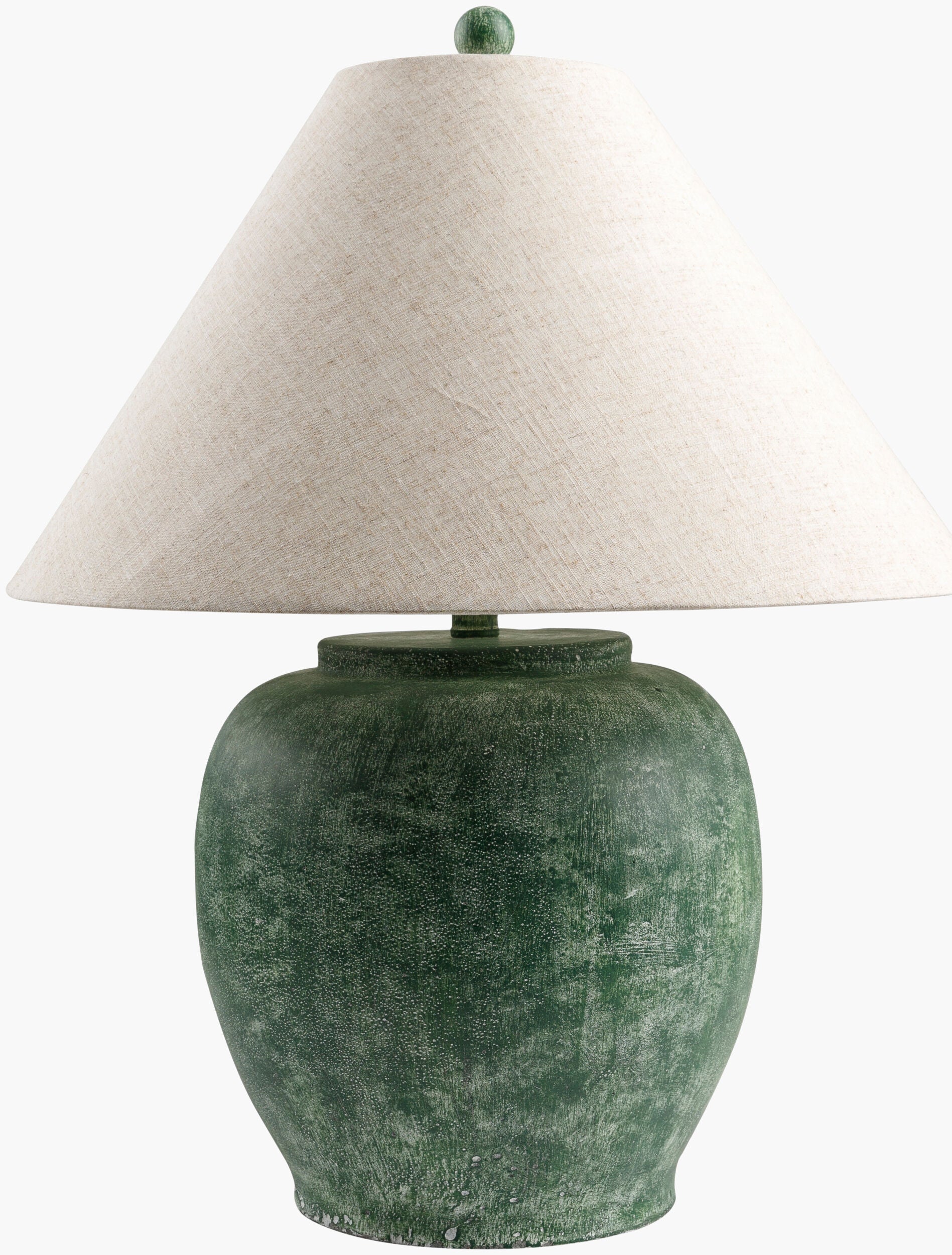 Forest Accent Table Lamp — Dark Green