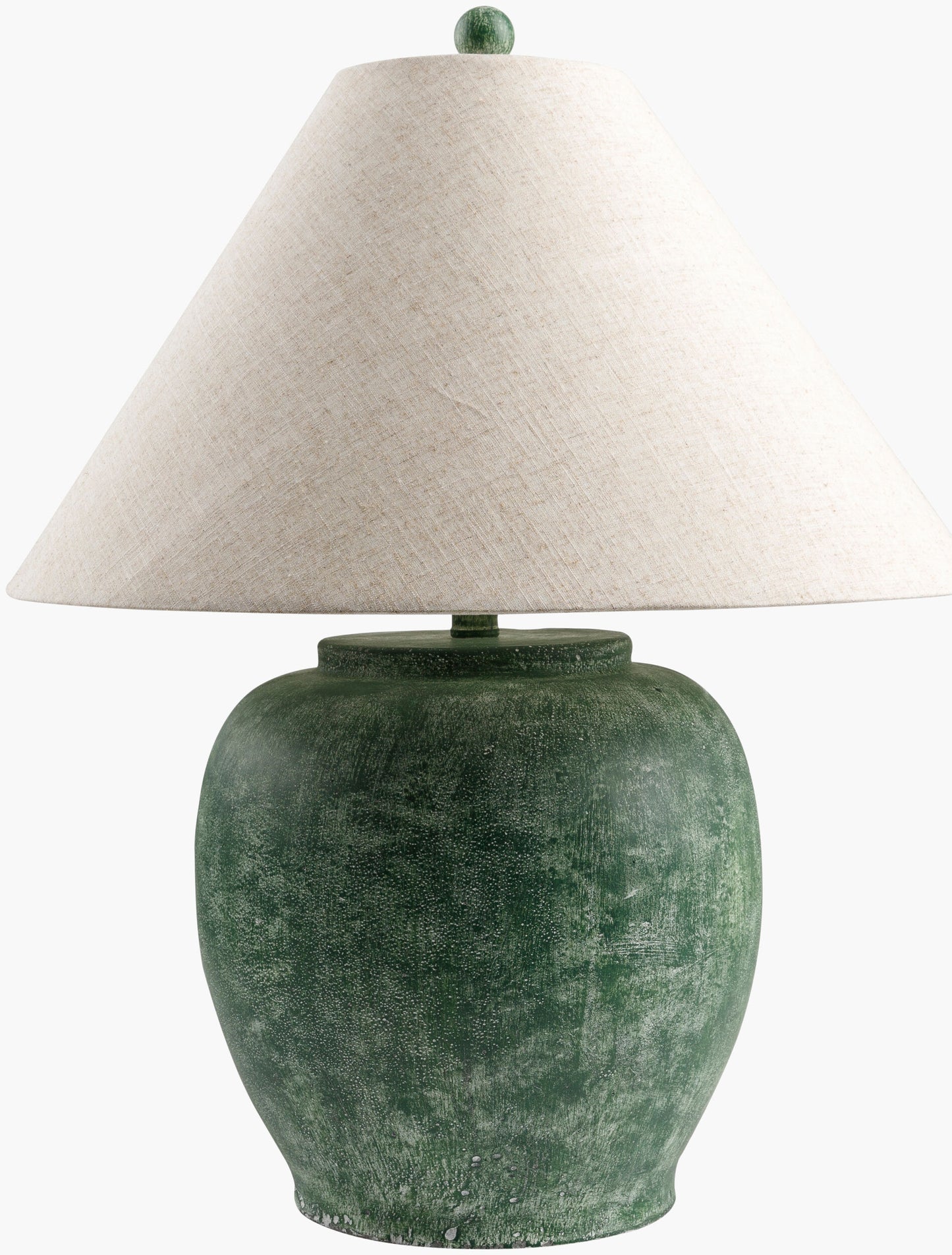 Forest Accent Table Lamp — Dark Green