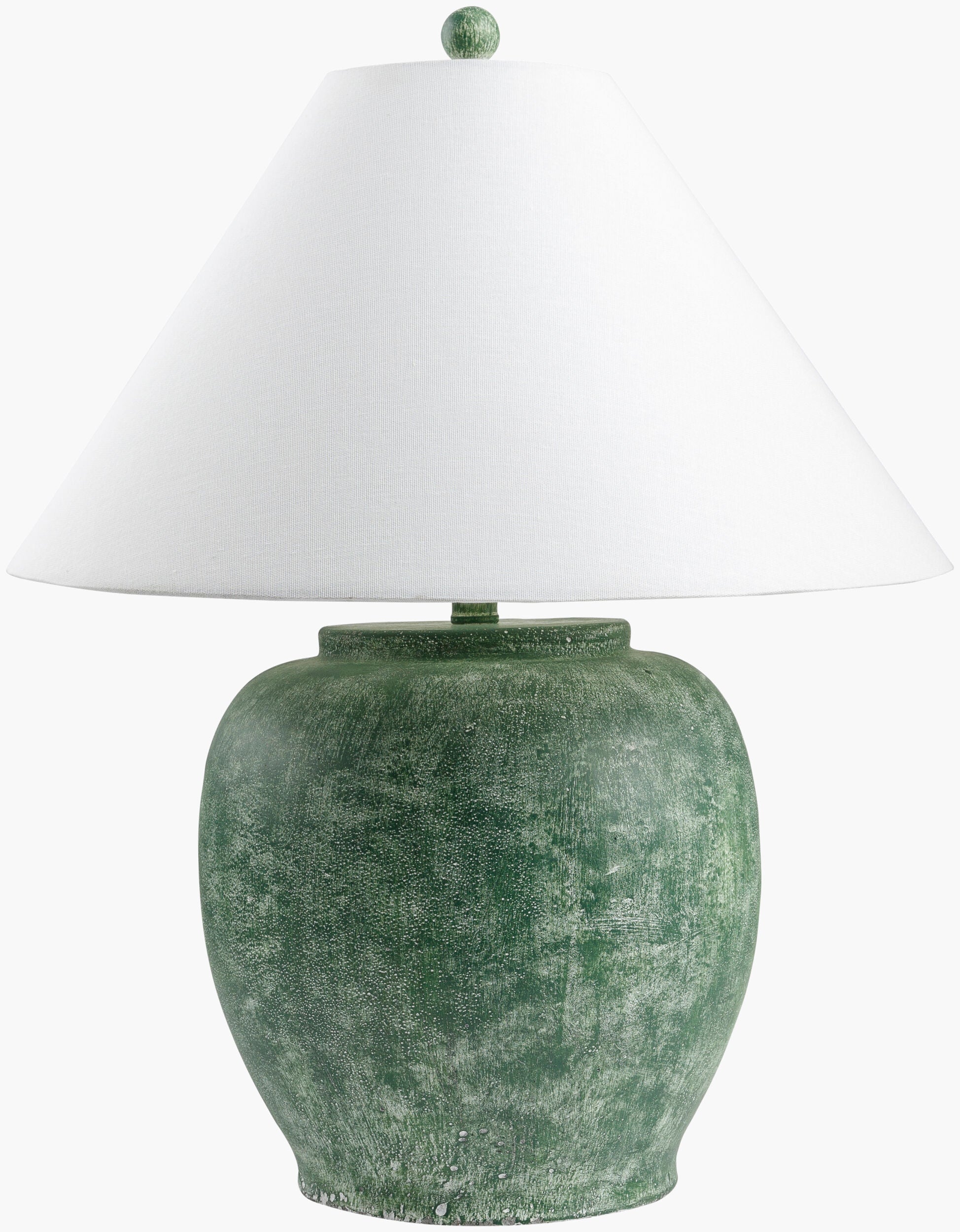 Forest Accent Table Lamp — Dark Green/Green