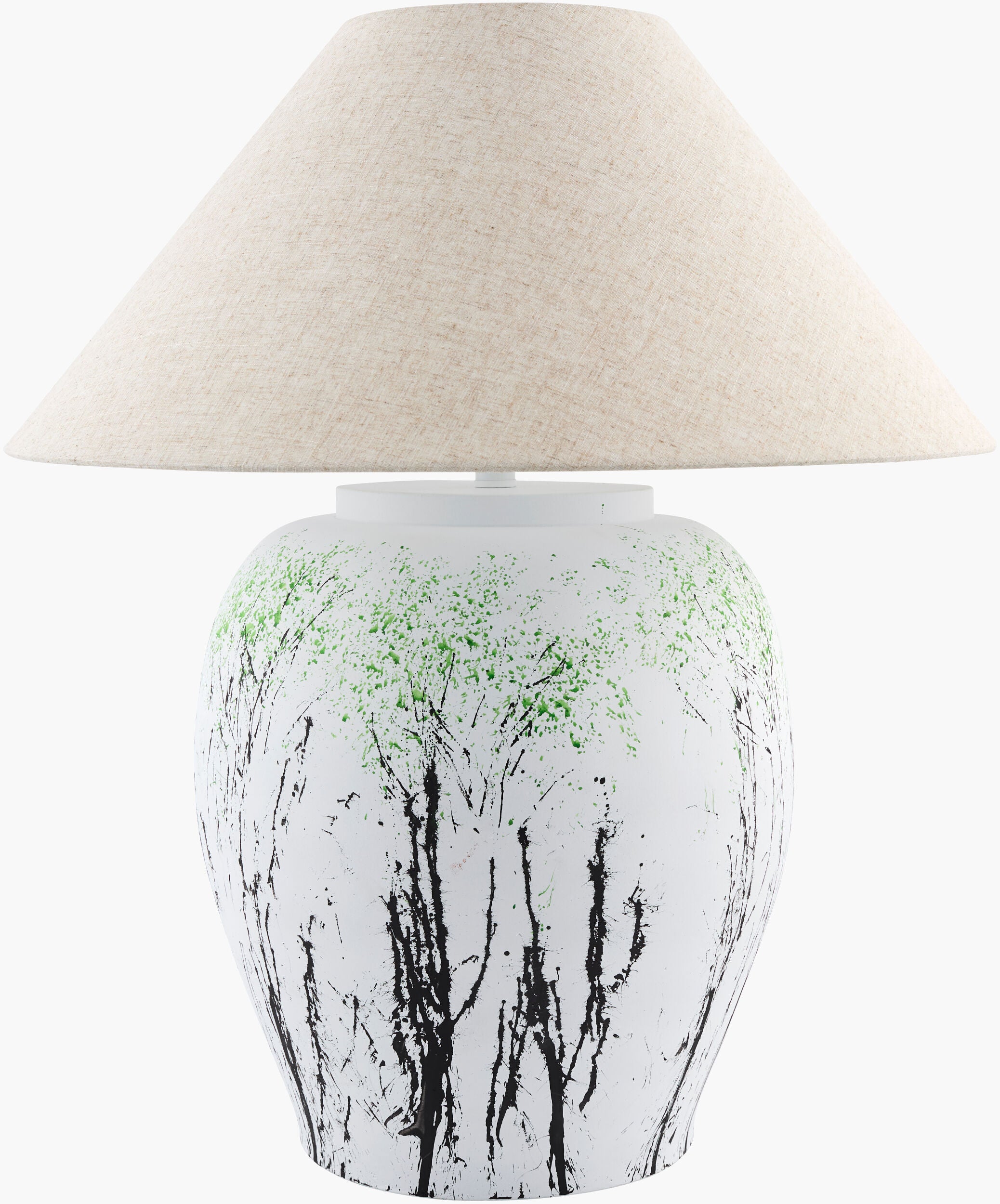 Forest Accent Table Lamp — White