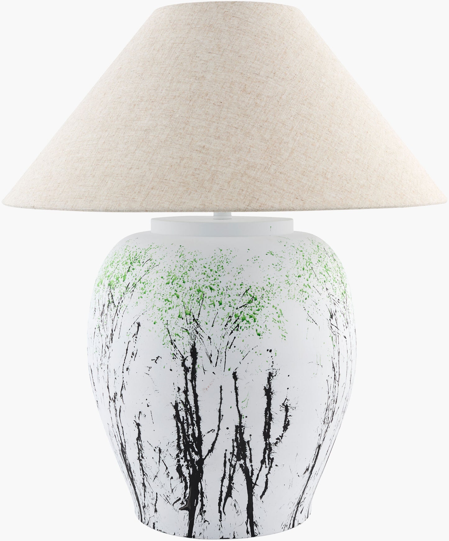 Forest Accent Table Lamp — White