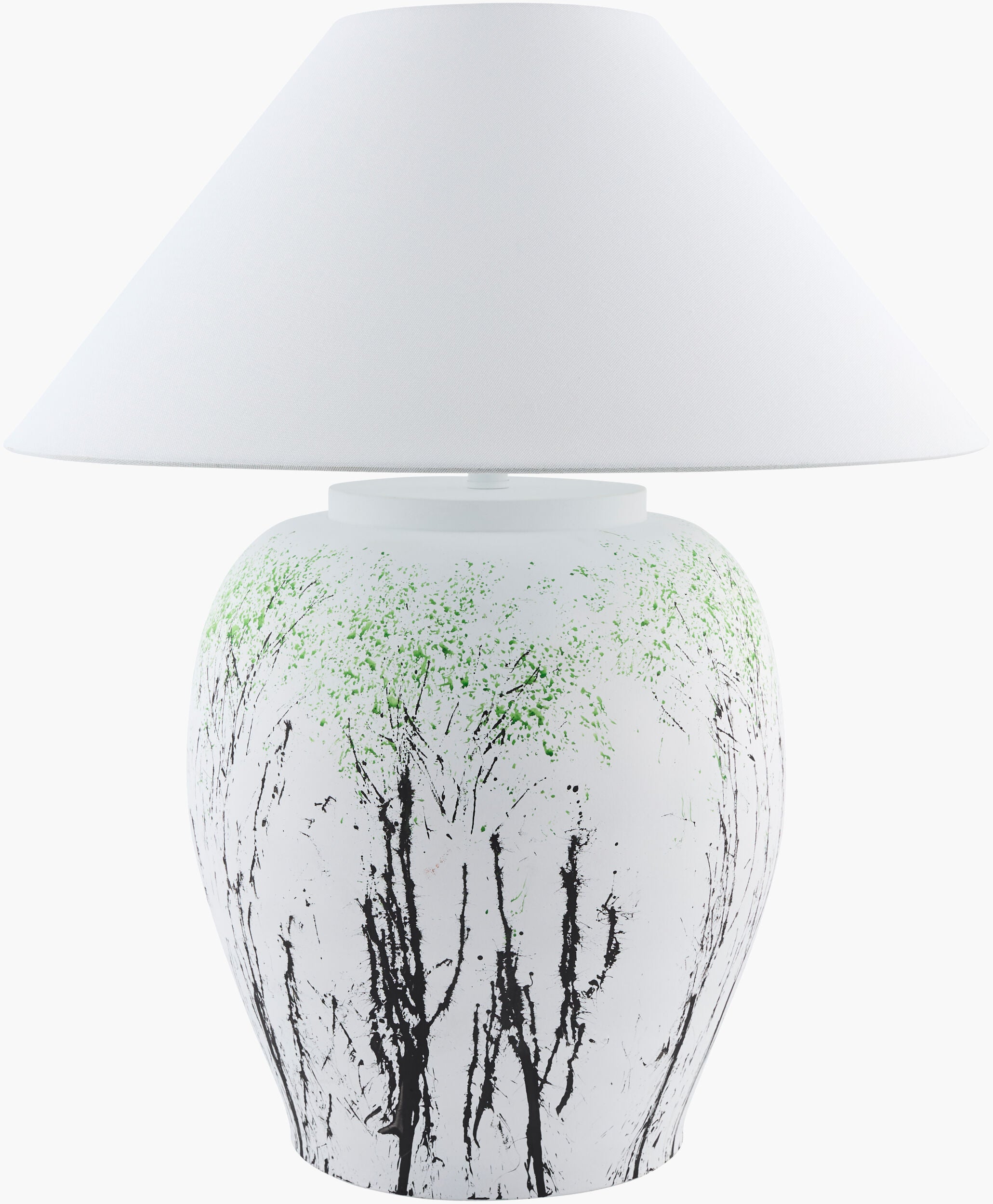 Forest Accent Table Lamp — White