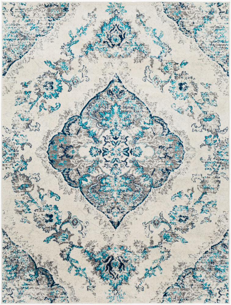 Floransa Machine Woven Rug — Cream/Gray