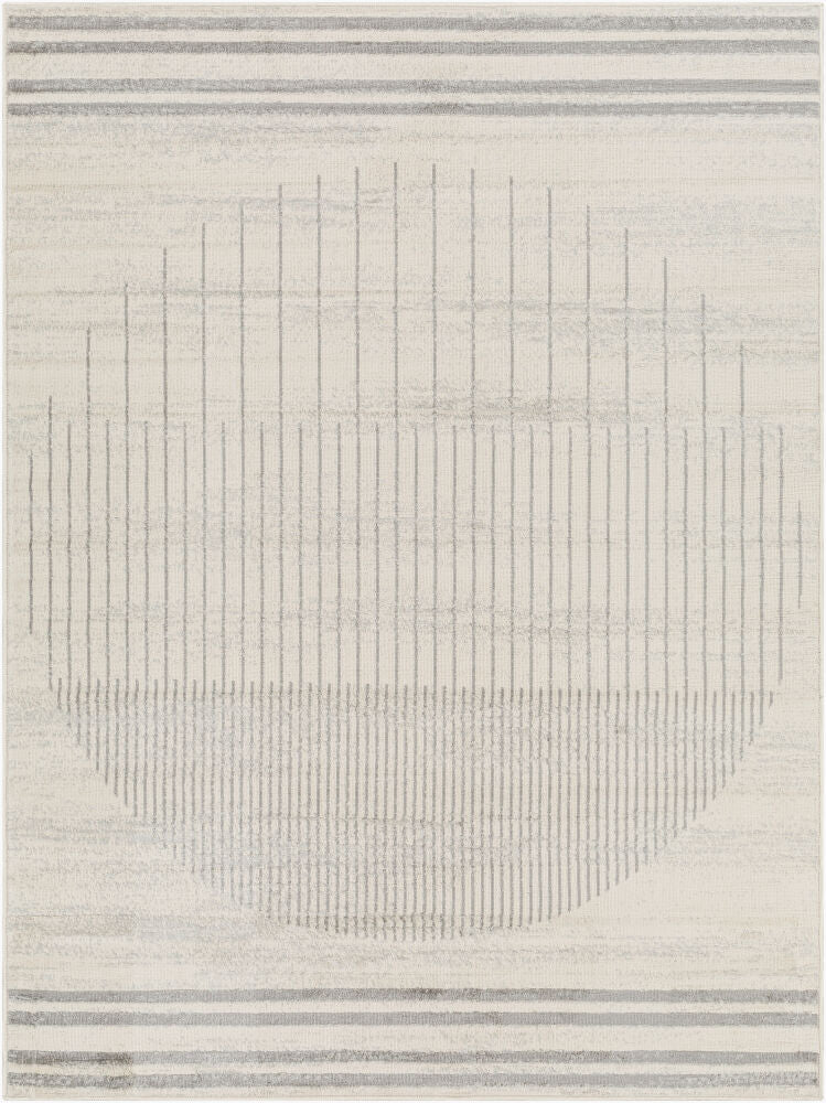 Floransa Machine Woven Rug — Cream/Gray