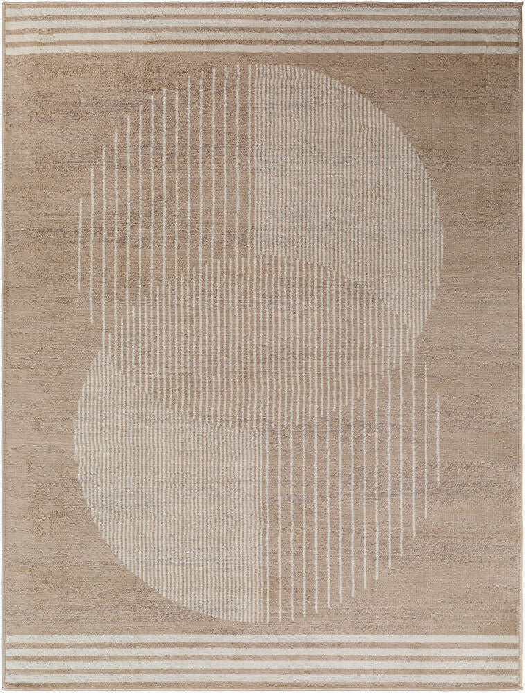 Floransa Machine Woven Rug — Brown/Cream