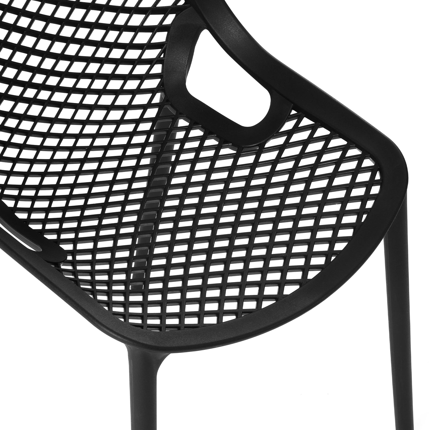 Polyform Stacking Dining Side Chair (Set of 2) Seahawk Designs Patio Dining Chairs
