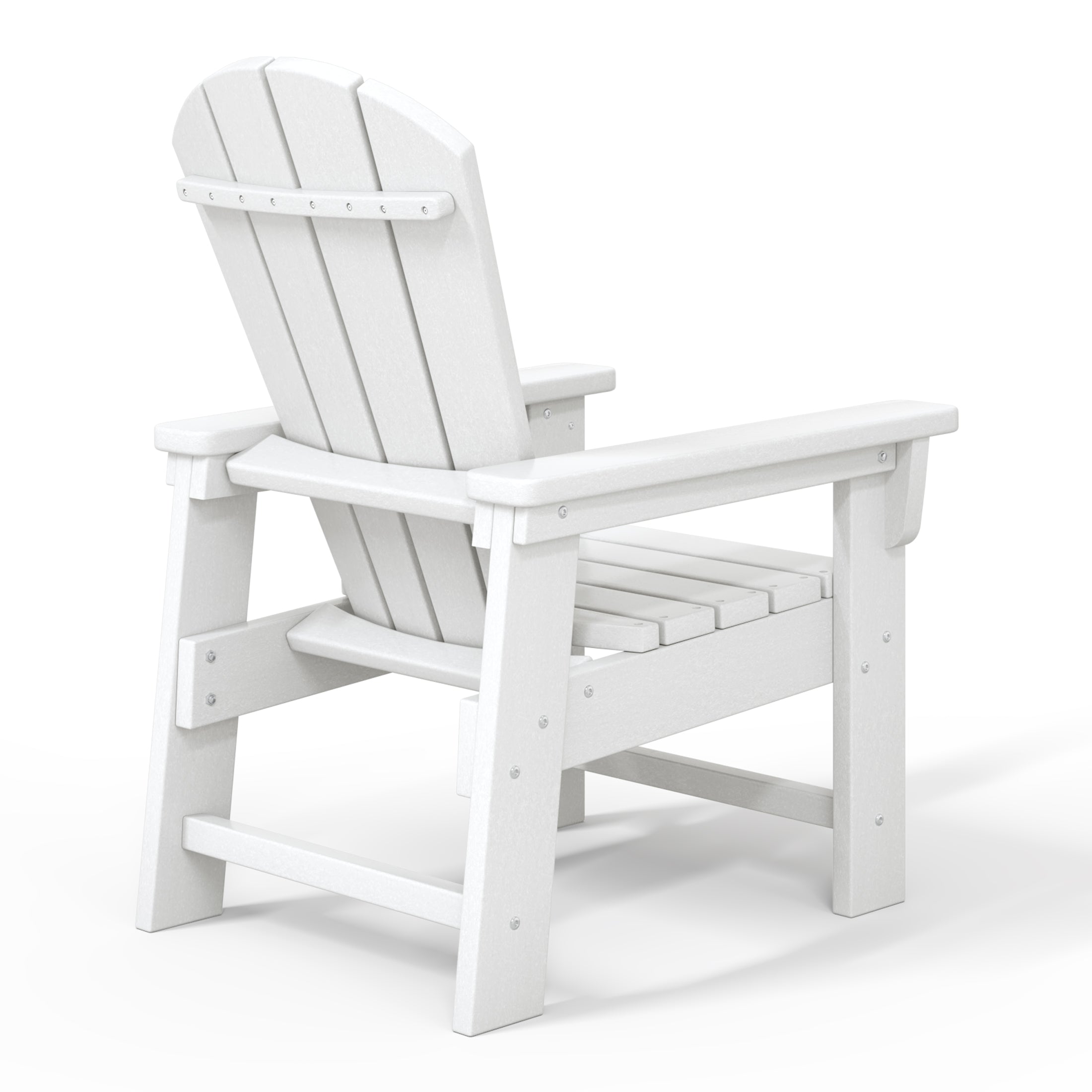 Tiny Terraces Kids' All-Weather Outdoor Poly Adirondack Chair Seahawk Designs Kids Adirondack Chairs