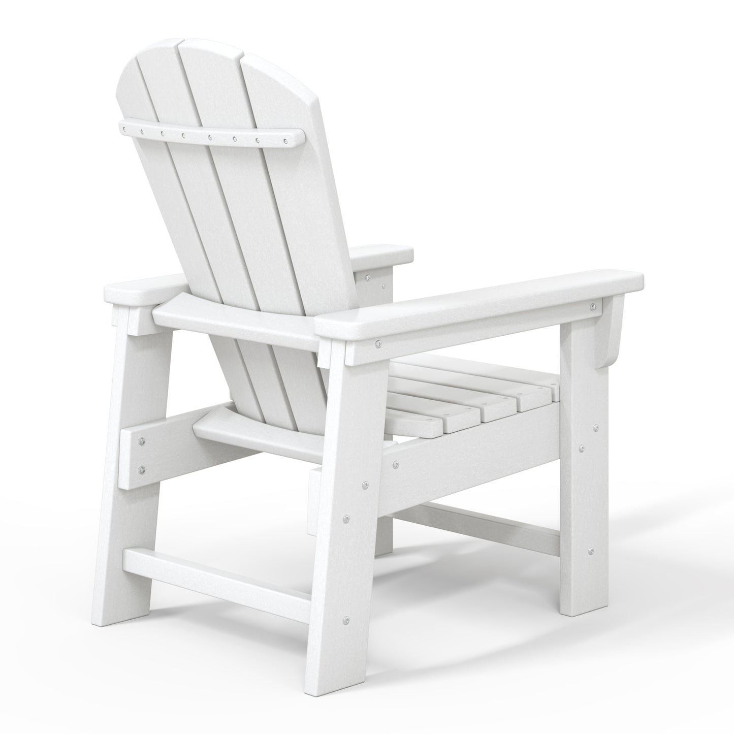 Tiny Terraces Kids' All-Weather Outdoor Poly Adirondack Chair Seahawk Designs Kids Adirondack Chairs