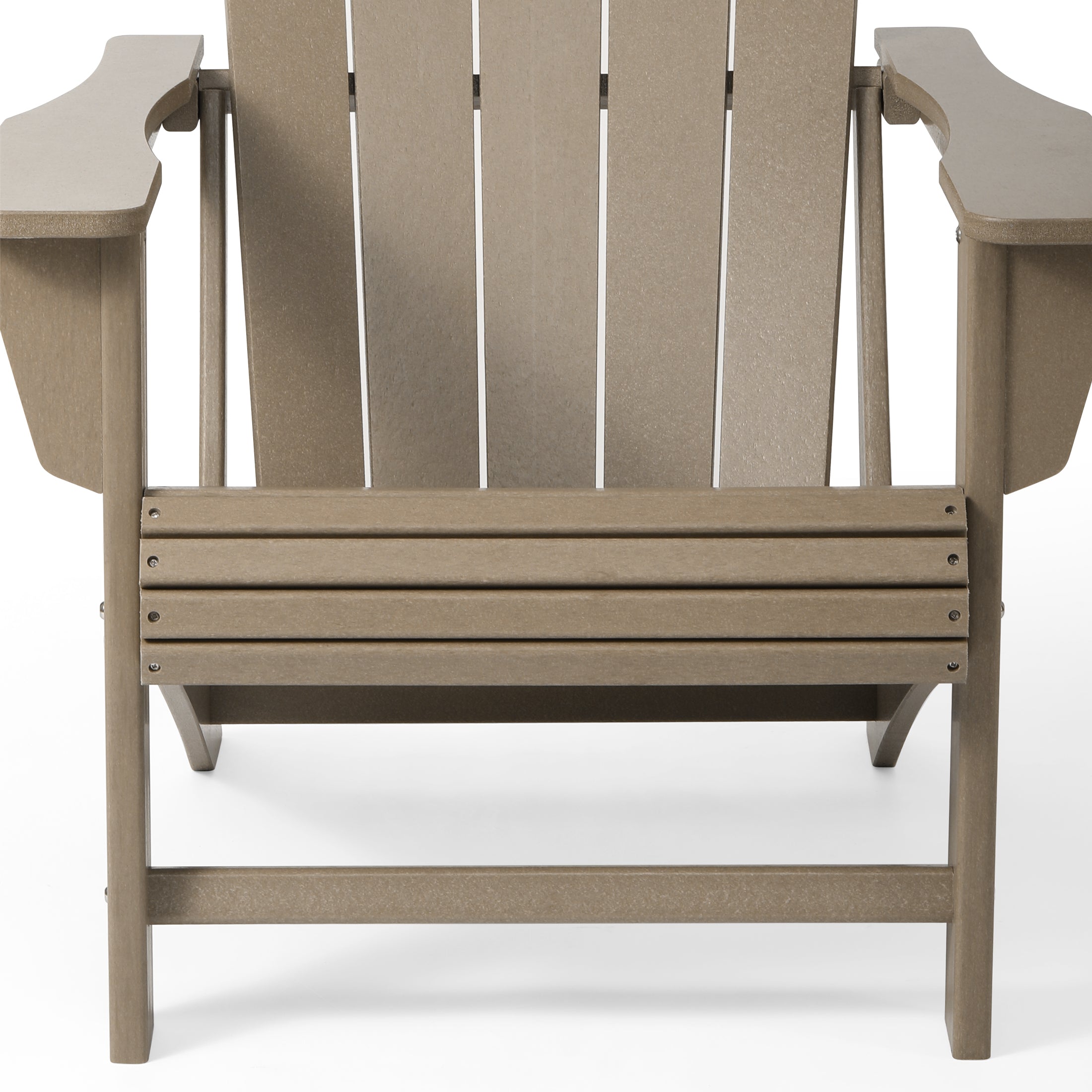 Tahoe All-Weather Outdoor Poly Adirondack Chair with Retractable Cup Holder Seahawk Designs Adirondack Chairs