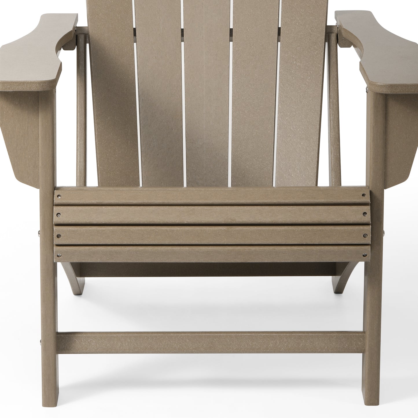Tahoe All-Weather Outdoor Poly Adirondack Chair with Retractable Cup Holder Seahawk Designs Adirondack Chairs