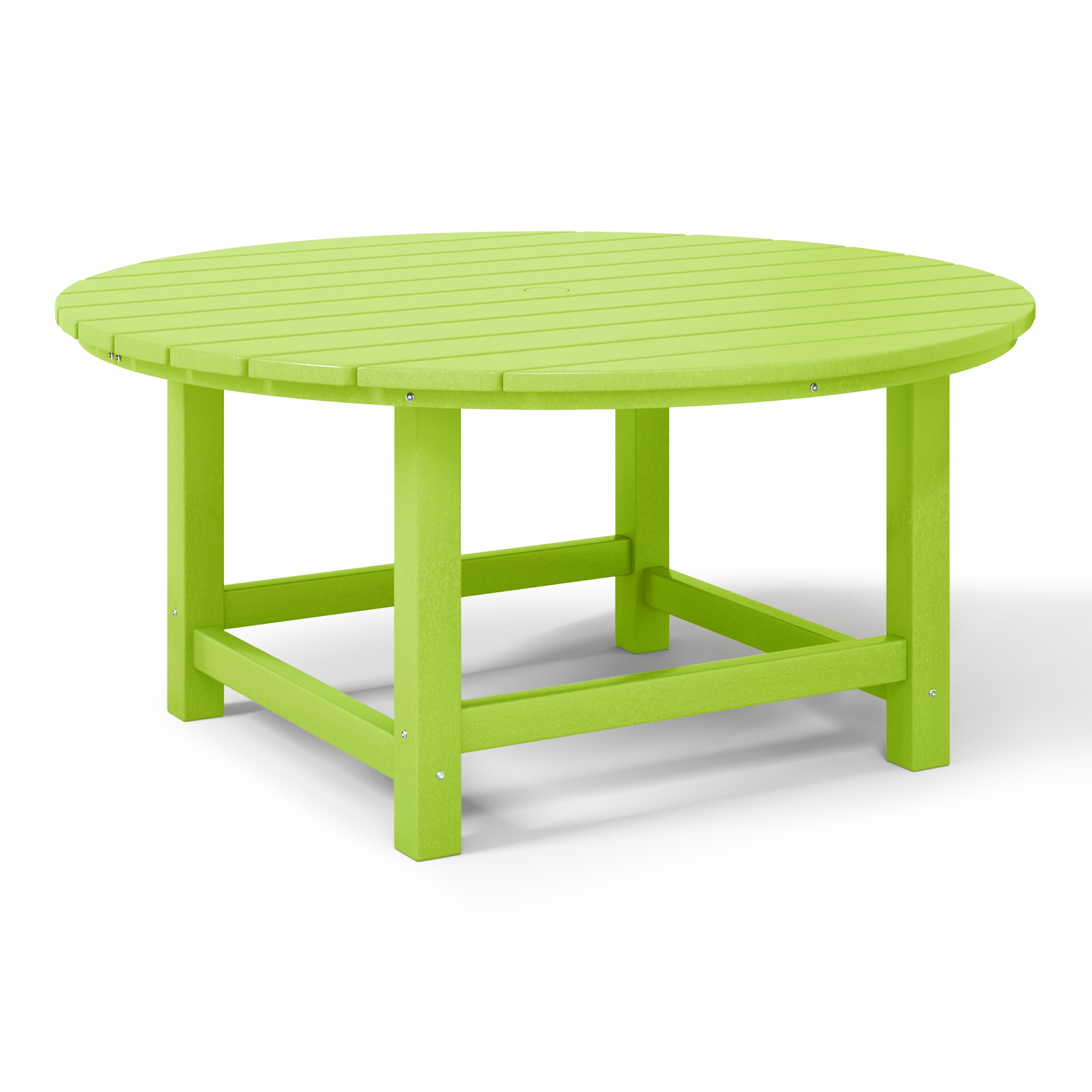 Chatham All-Weather Outdoor Round Coffee Table (38" Top) Lime Seahawk Designs Patio Coffee Tables