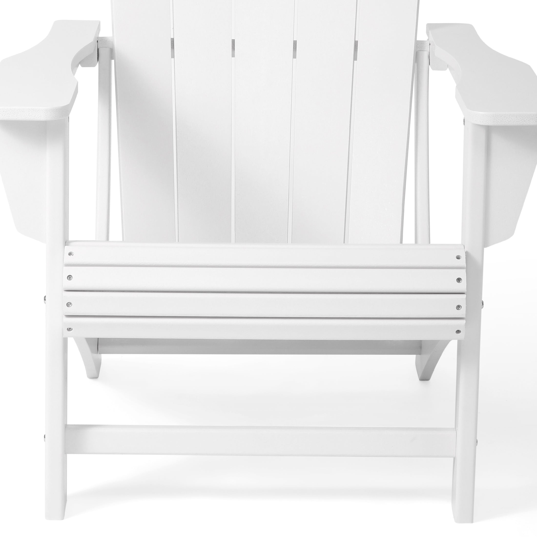 Tahoe All-Weather Outdoor Poly Adirondack Chair with Retractable Cup Holder Seahawk Designs Adirondack Chairs