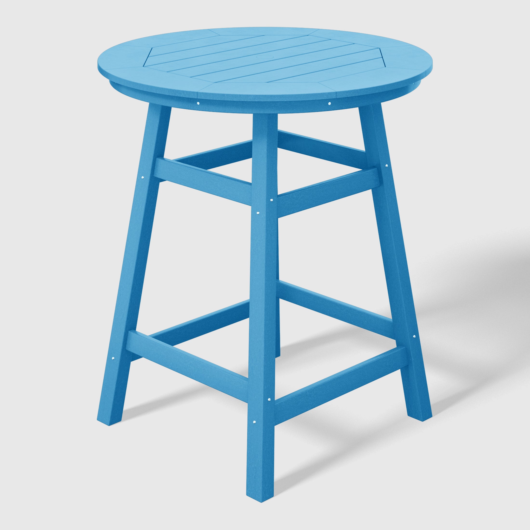 Stockholm All-Weather Outdoor 35" Round Counter Table (37" Height) Pacific Blue Seahawk Designs Patio Bar Tables