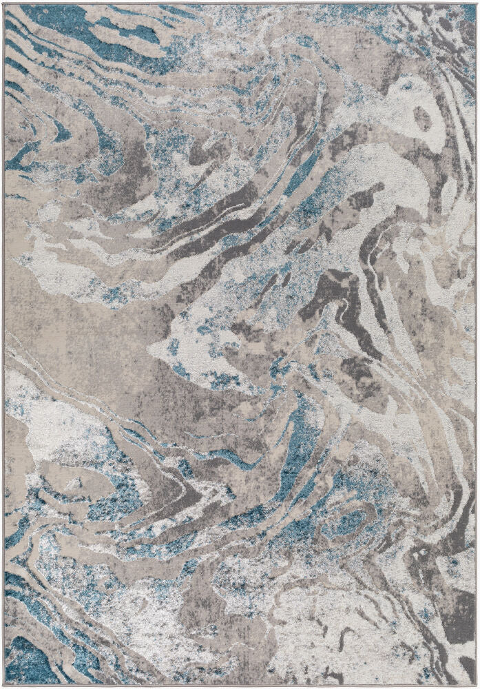Firenze Machine Woven Rug — Charcoal/Gray