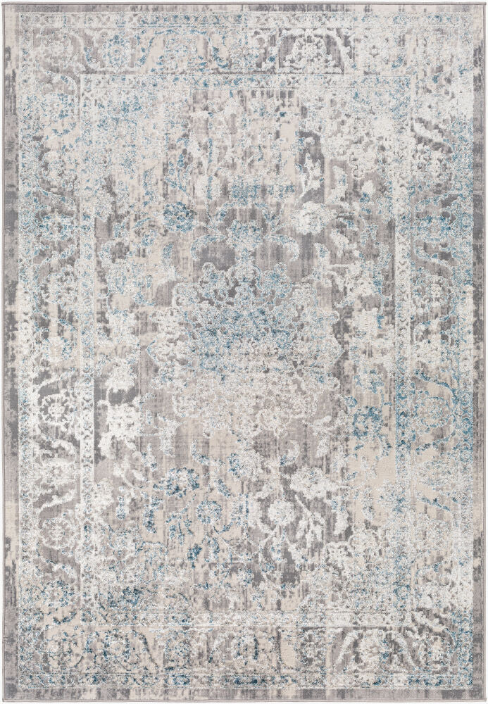 Firenze Machine Woven Rug — Charcoal/Gray
