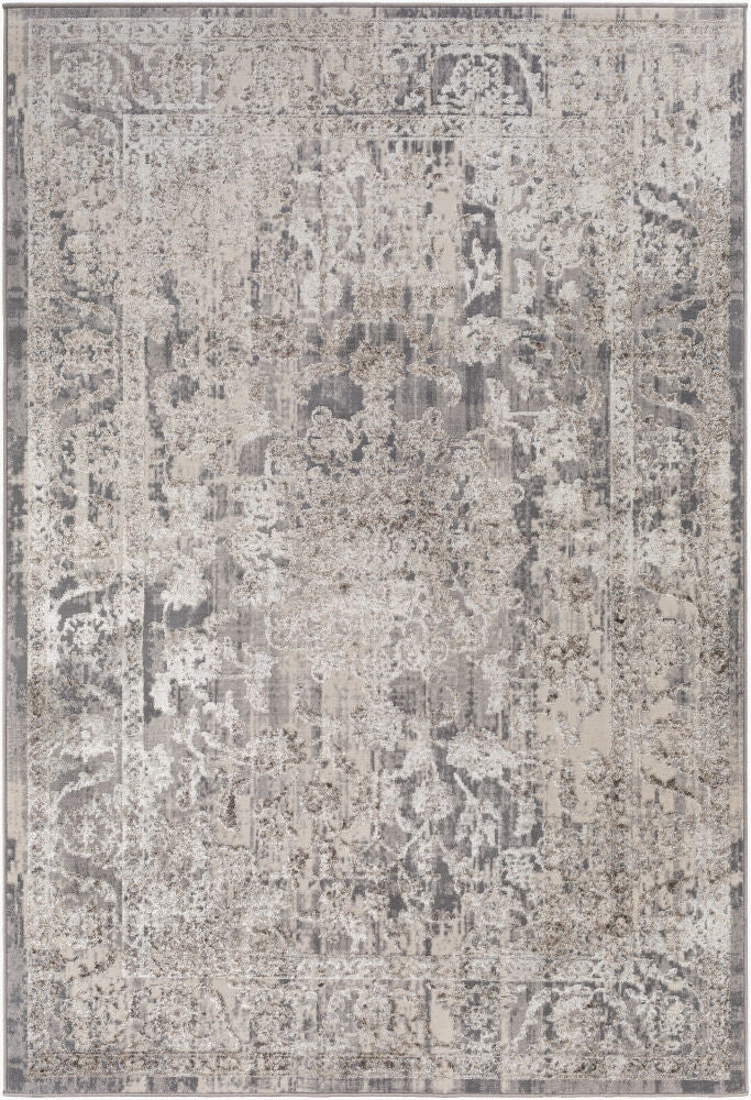 Firenze Machine Woven Rug — Charcoal/Gray