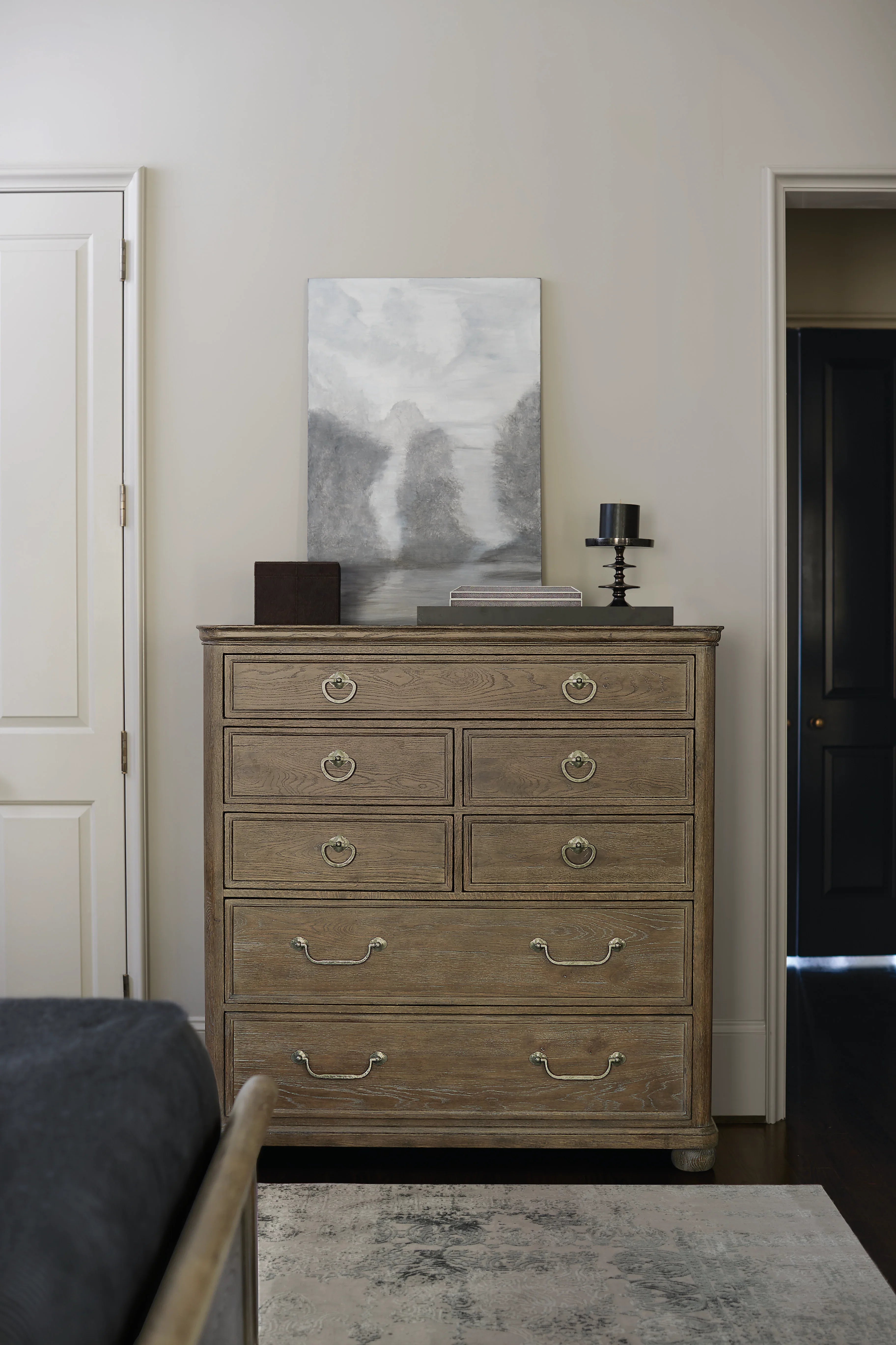 Rustic Patina Tall Drawer Chest Bernhardt