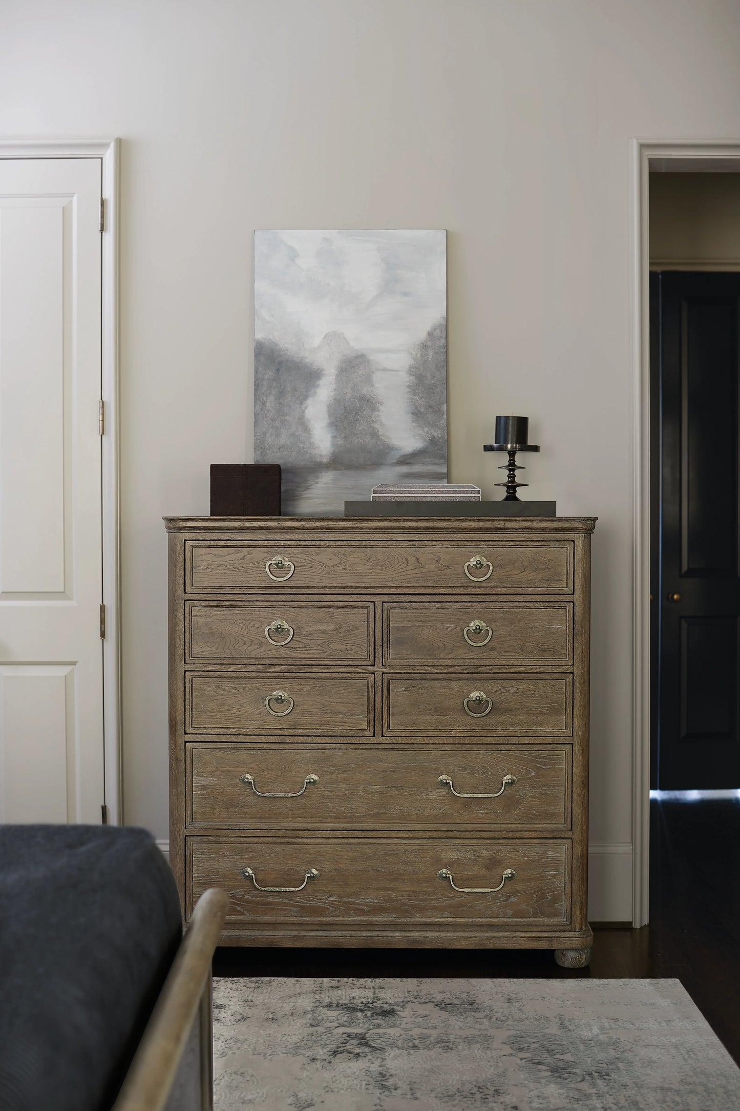 Rustic Patina Tall Drawer Chest Bernhardt