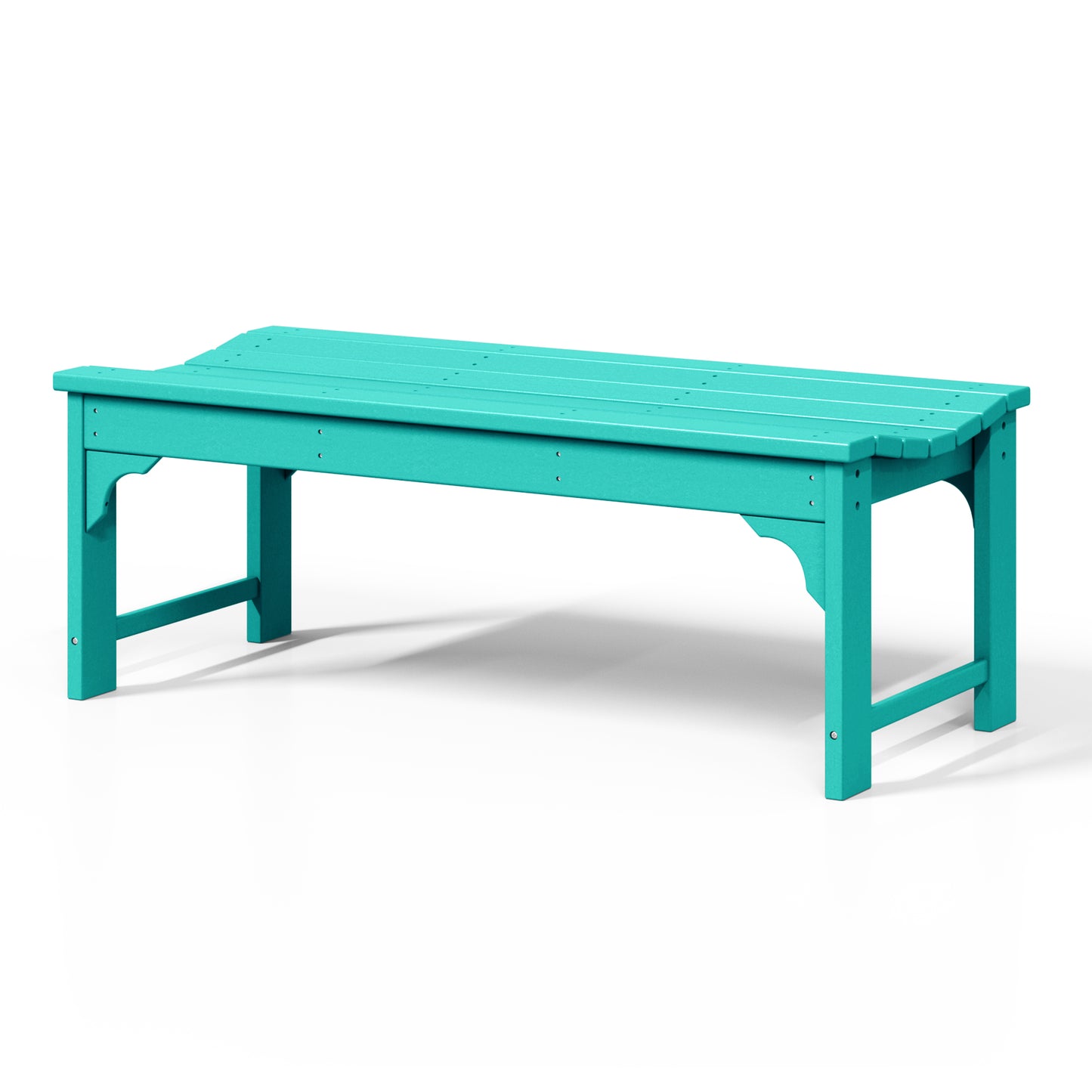 Concord All-Weather Outdoor Garden Backless Bench (46" Wide) Seahawk Designs Patio Benches