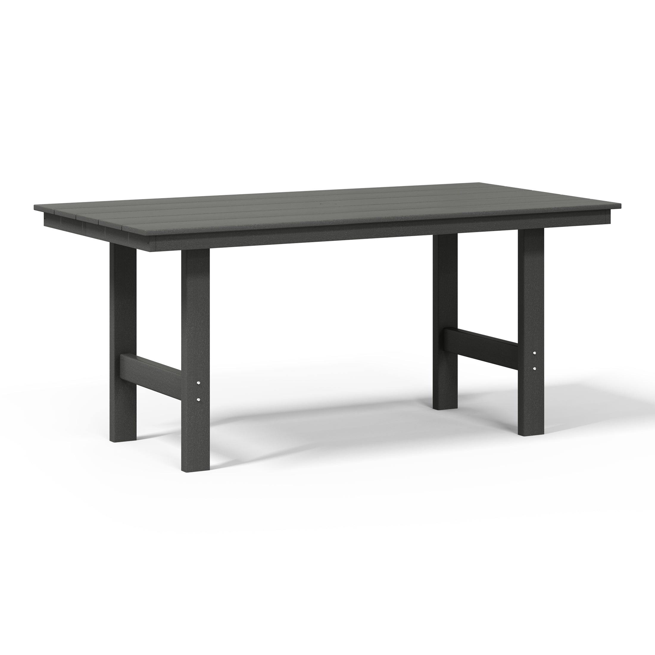 Tuscany 66" x 34" Rectangular Dining Table Gray Seahawk Designs Patio Dining Tables