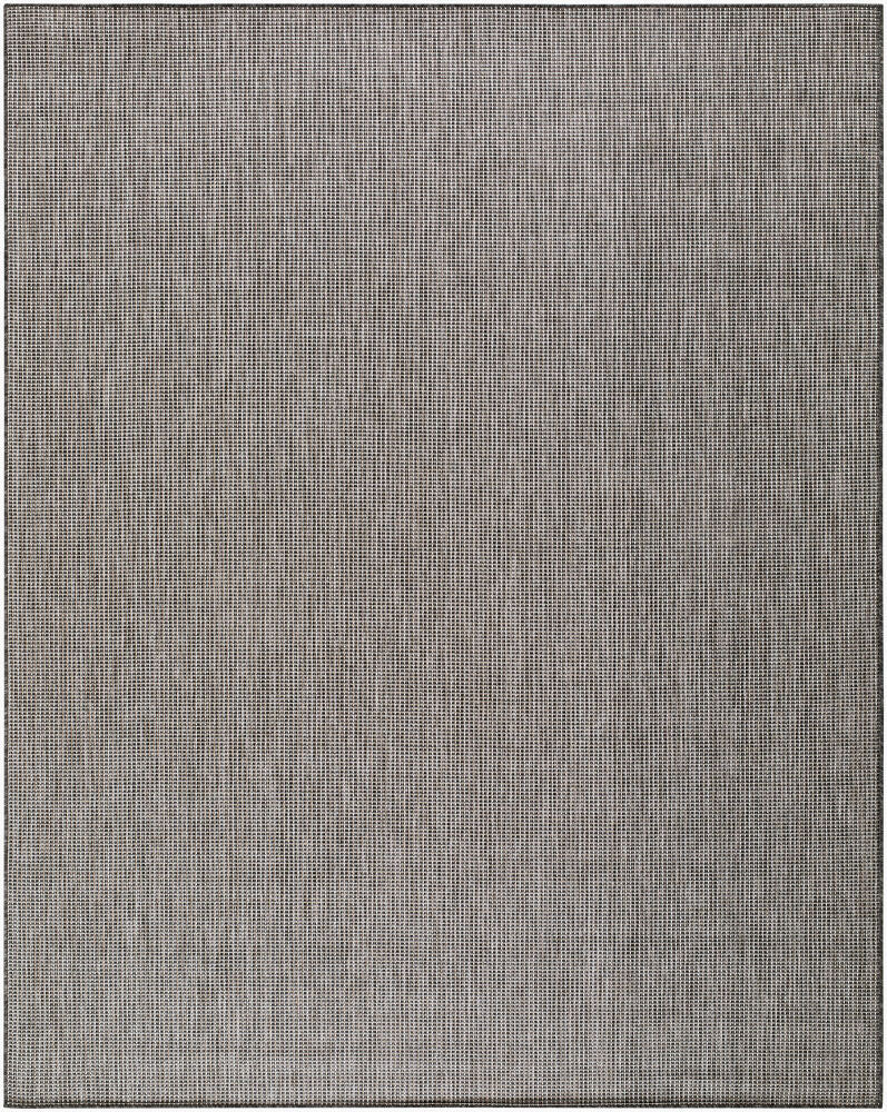 Barberry Machine Woven Rug — Black/Light Gray