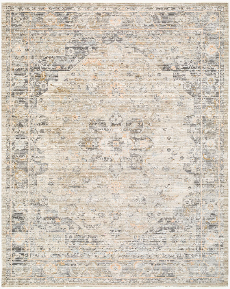 Breckley Machine Woven Rug — Black/Brown