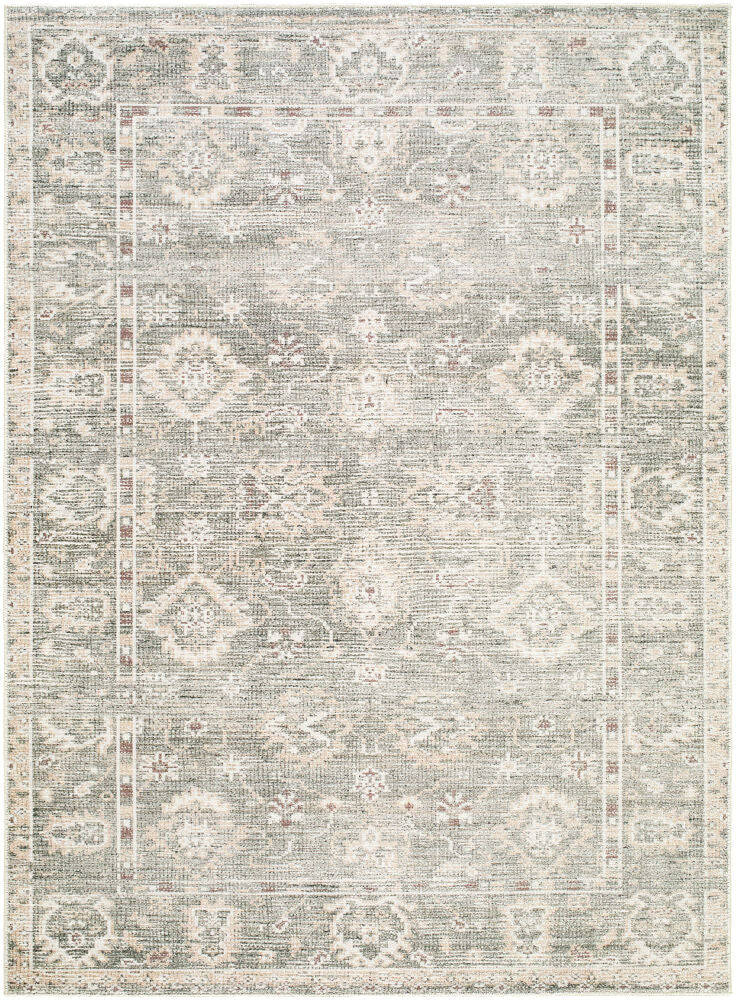 Collins Avenue Machine Woven Rug — Beige/Dark Brown