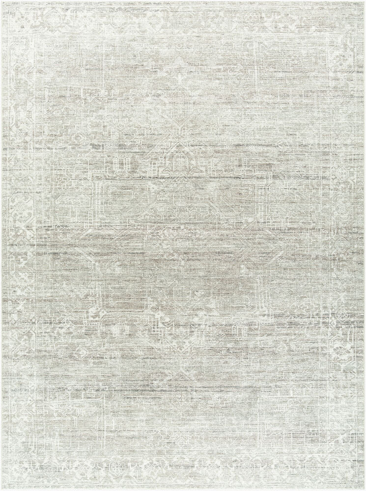 Collins Avenue Machine Woven Rug — Ivory/Medium Gray