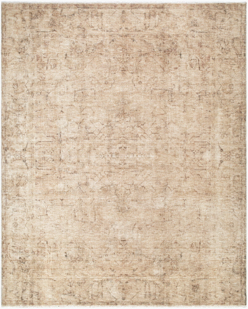 Fetscher Machine Woven Rug — Light Beige/Light Brown