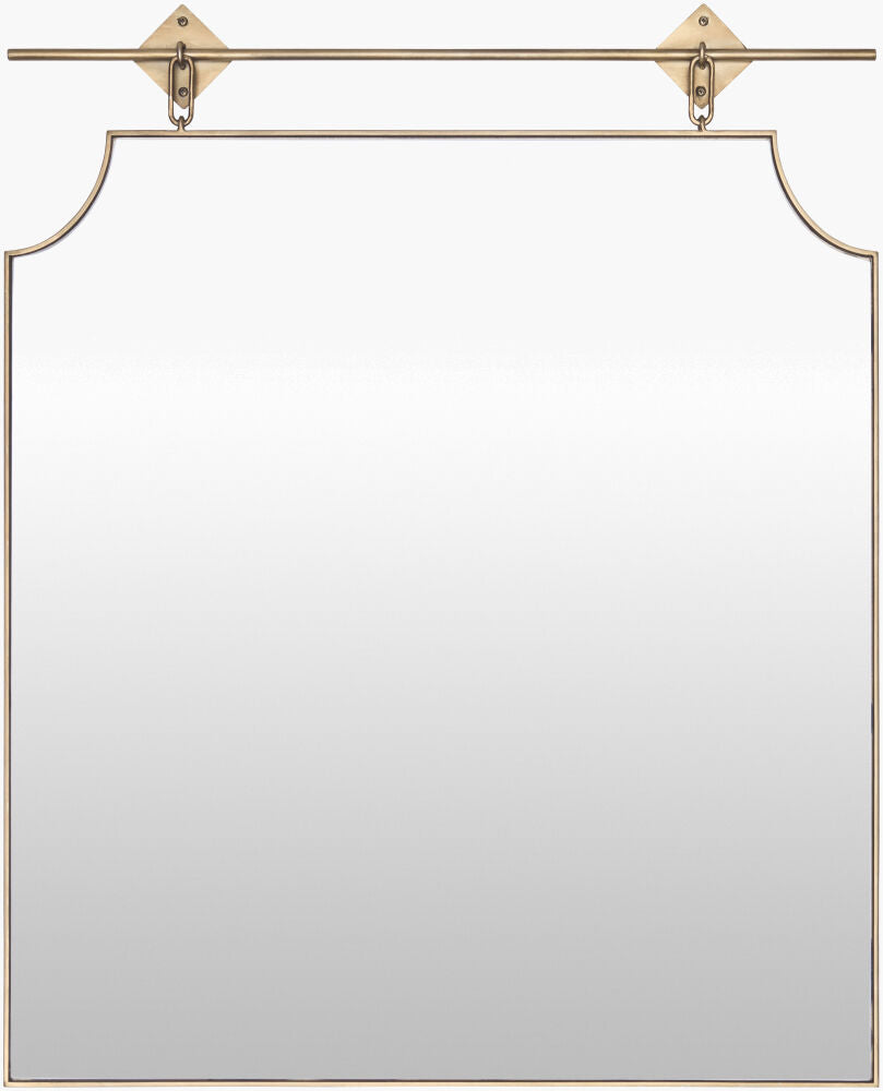 Jessika Accent Mirror — Gold