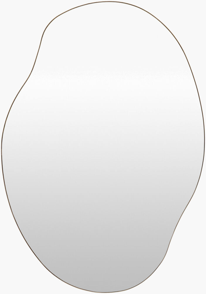 Louie Accent Mirror — Metallic - Brass