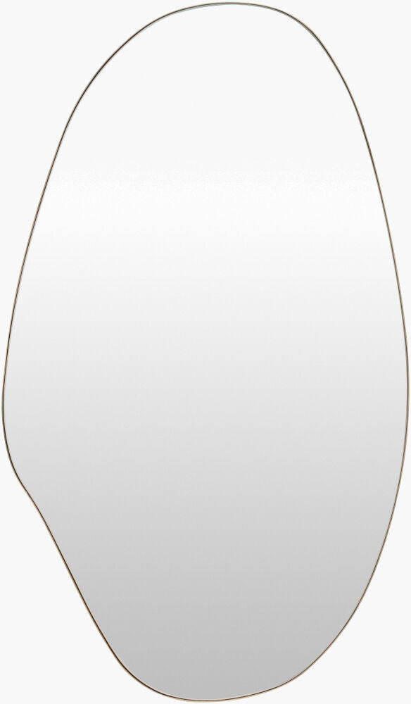 Louie Accent Mirror — Metallic - Brass