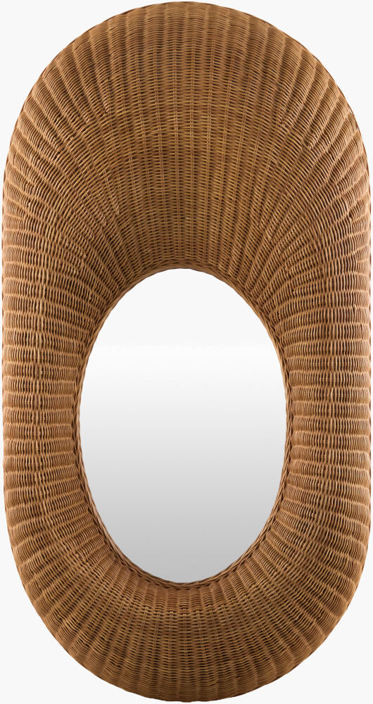 Lye Accent Mirror — Brown