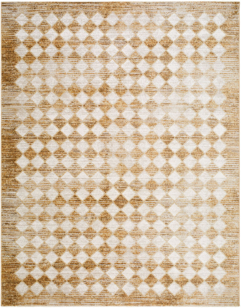 Myrtle Avenue Machine Woven Rug — Camel/Cream