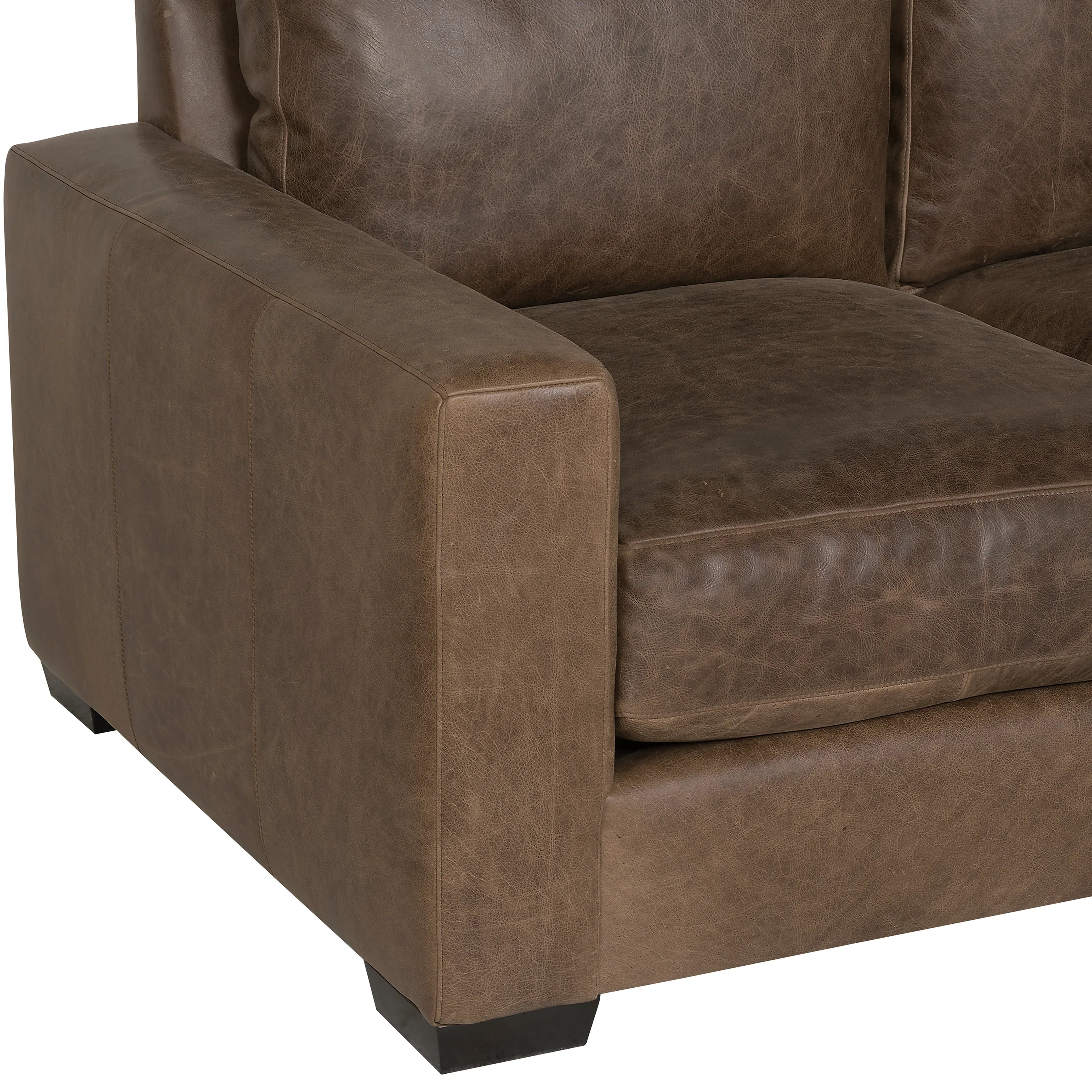 Dawkins Leather Loveseat Bernhardt Living