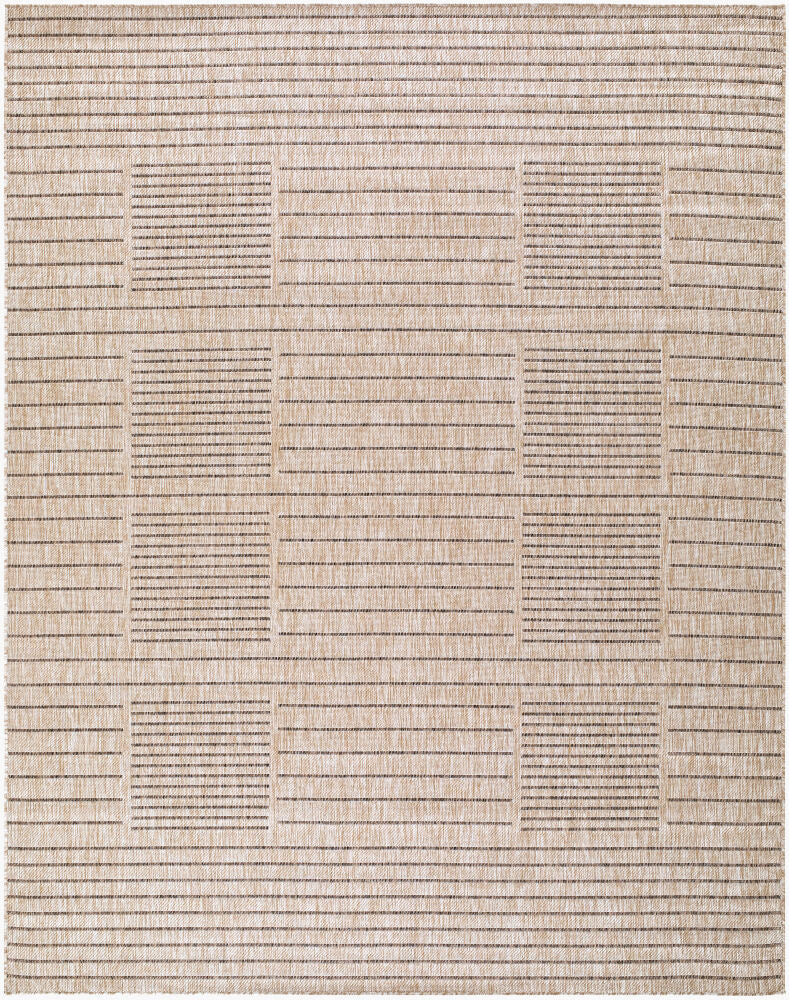 Rye Machine Woven Rug — Dark Brown/Light Gray