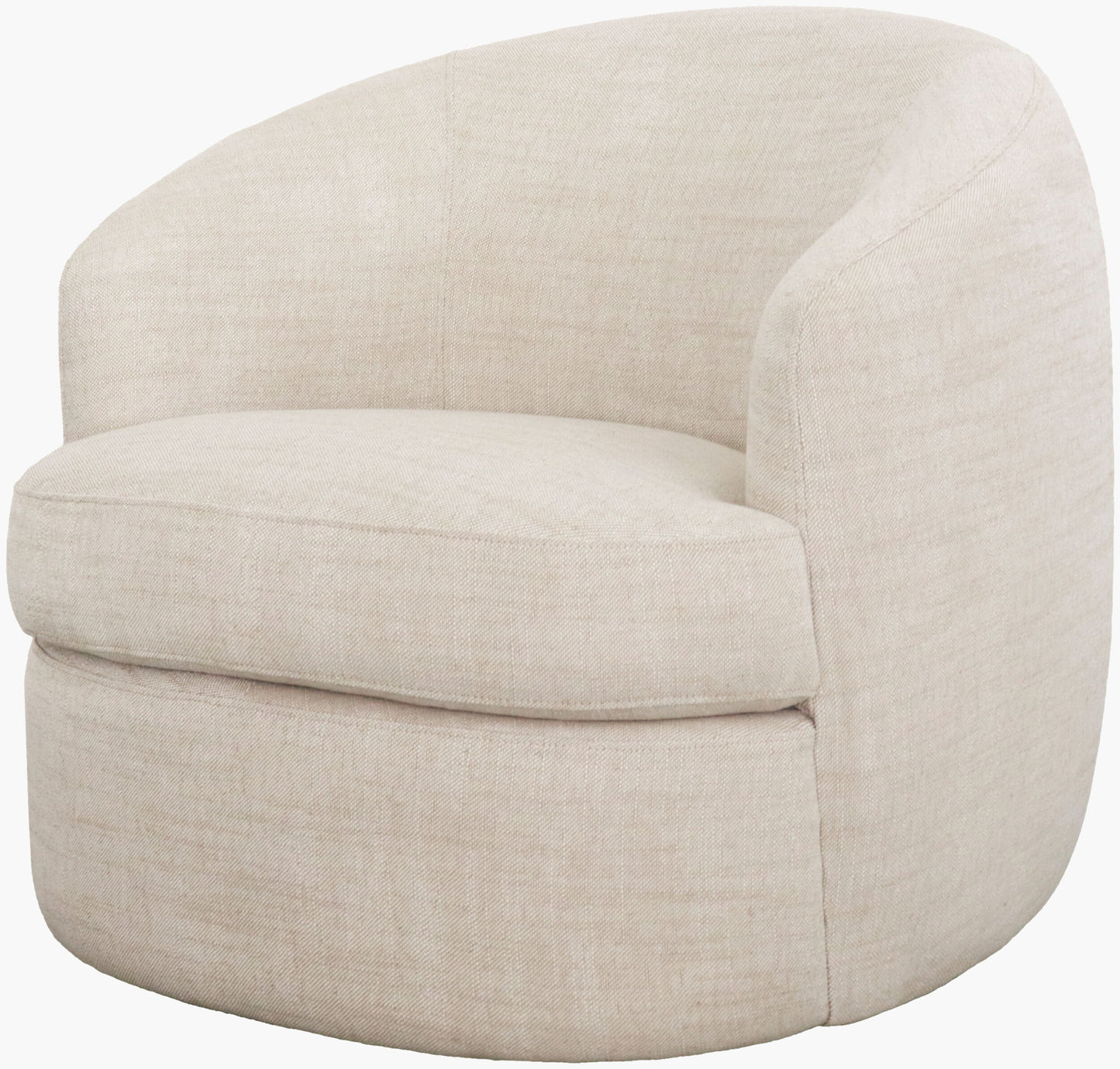 Sweeting Swivel Chair — Black/Ivory