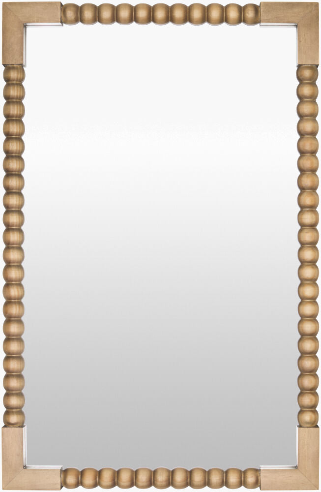 Lizzie Accent Mirror — Brown