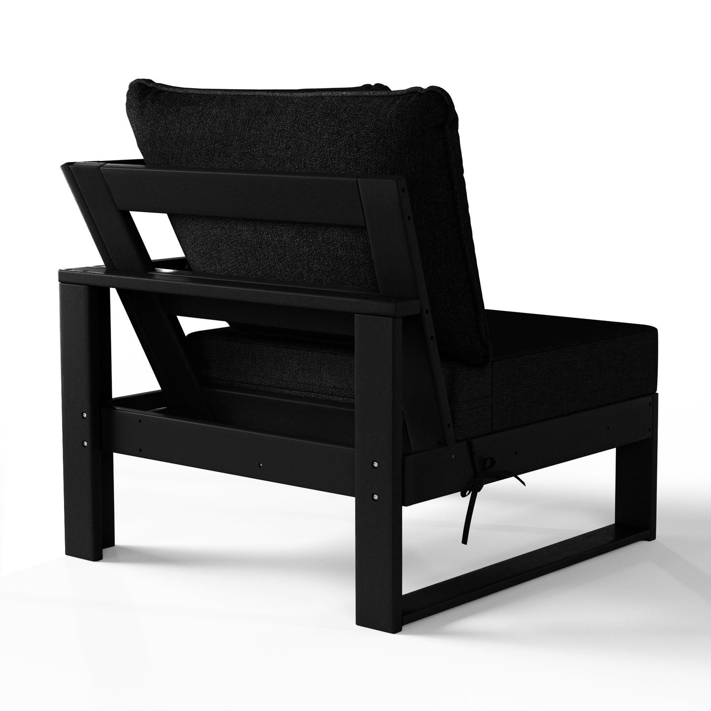 Signature All-Weather Outdoor Modular Patio Deep Seating Corner Chair (Corner Sectional Seat) Seahawk Designs Patio Chairs