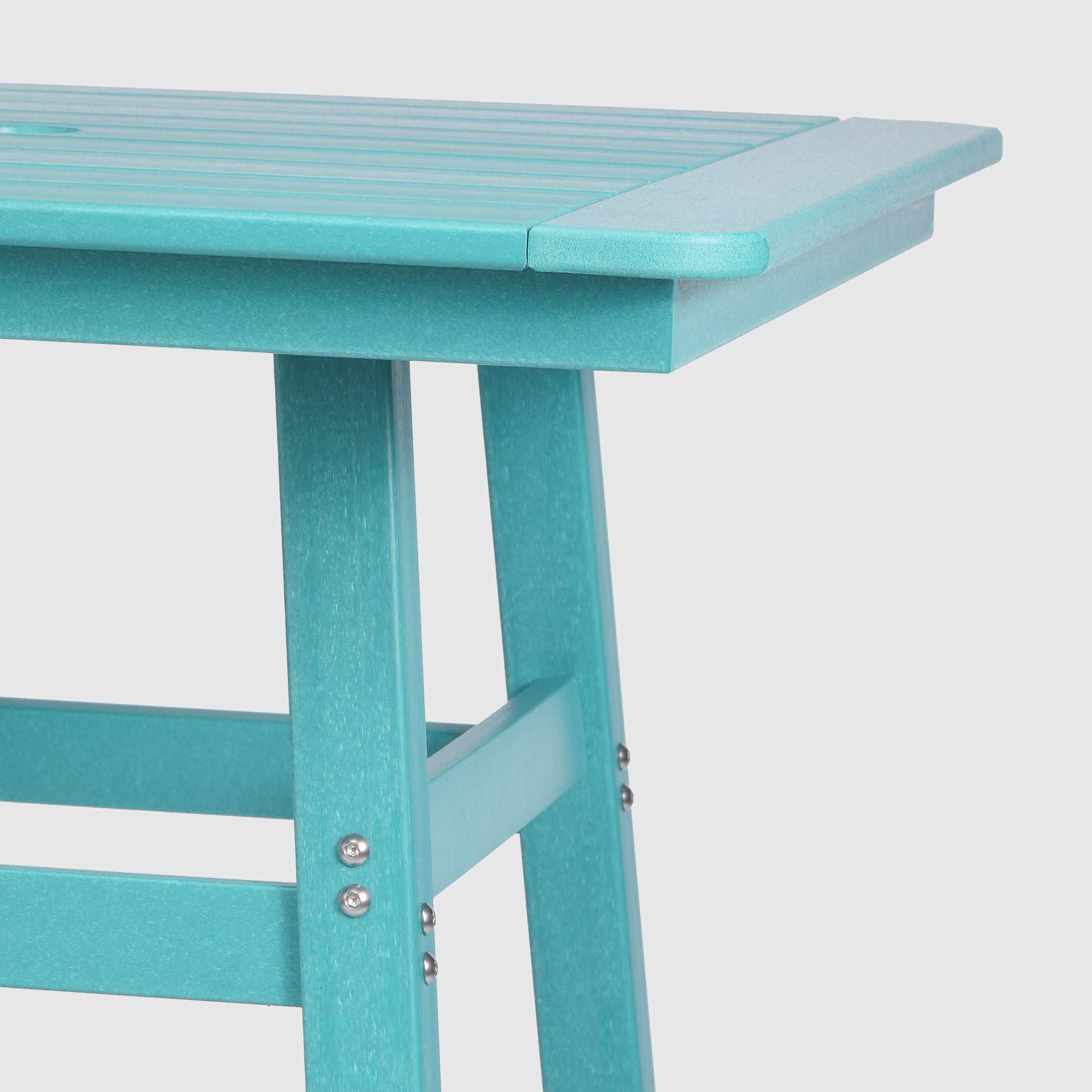 Stockholm All-Weather Outdoor Square Counter Table (31" Top) Seahawk Designs Patio Bar Tables