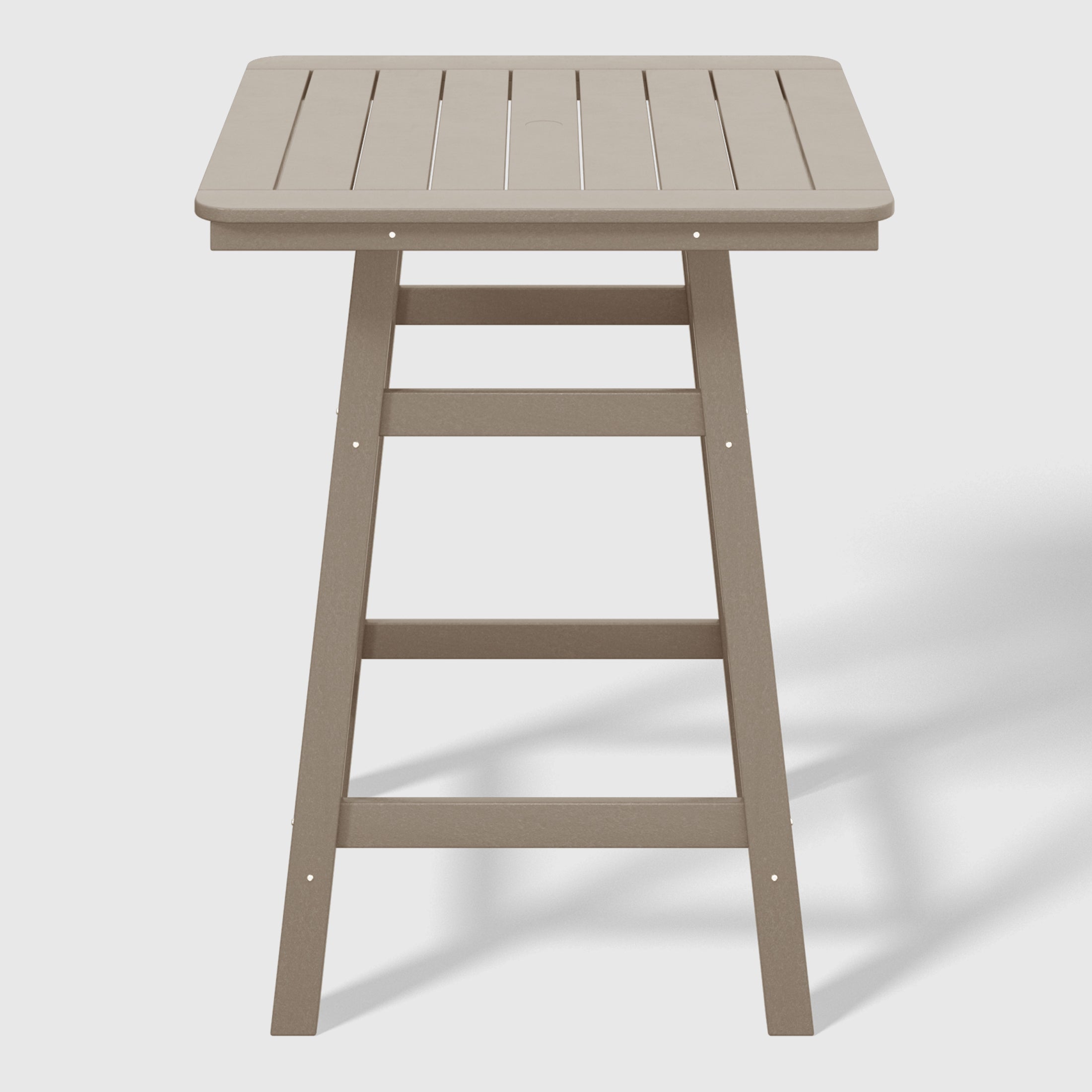 Stockholm All-Weather Outdoor Square Counter Table (31" Top) Seahawk Designs Patio Bar Tables