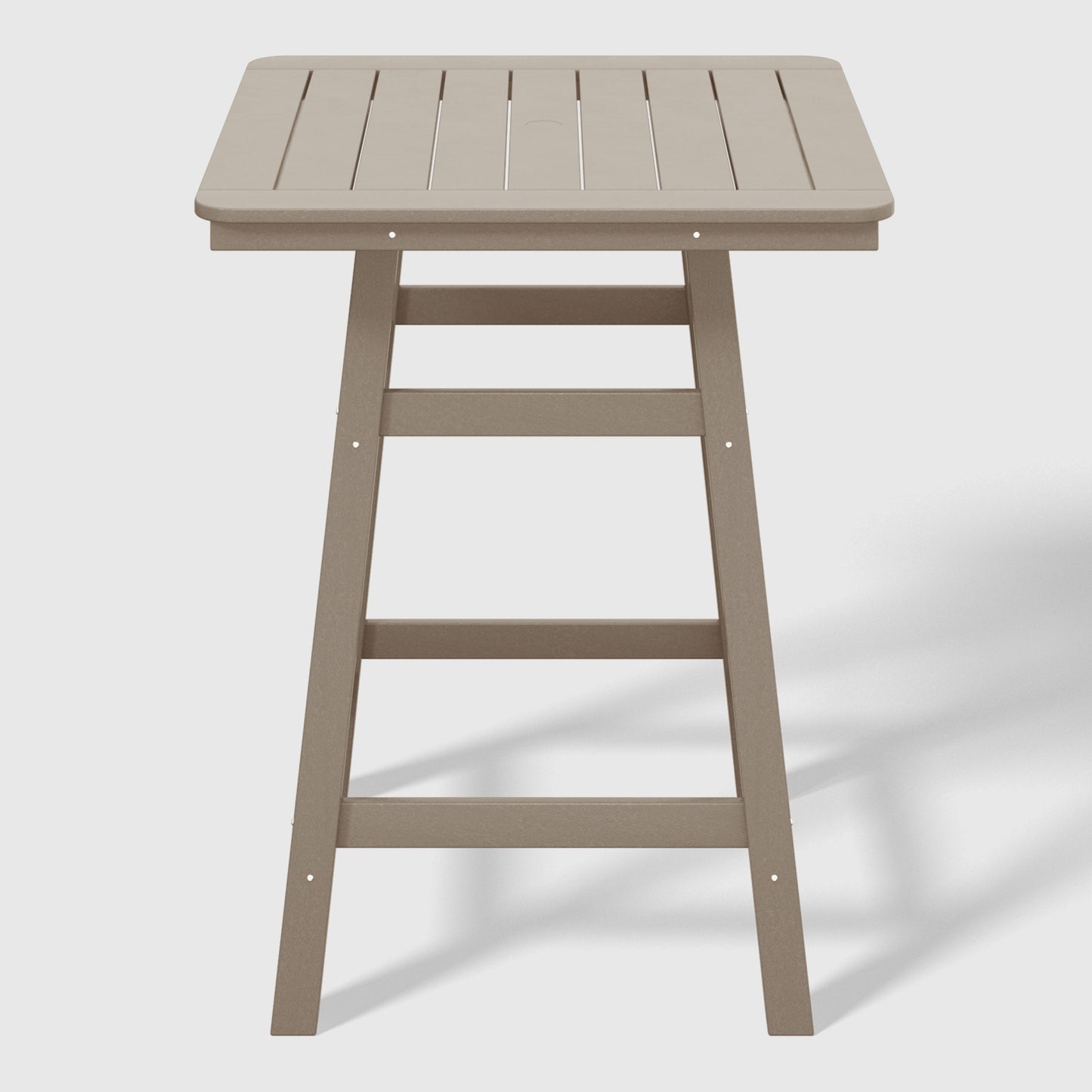 Stockholm All-Weather Outdoor Square Counter Table (31" Top) Seahawk Designs Patio Bar Tables