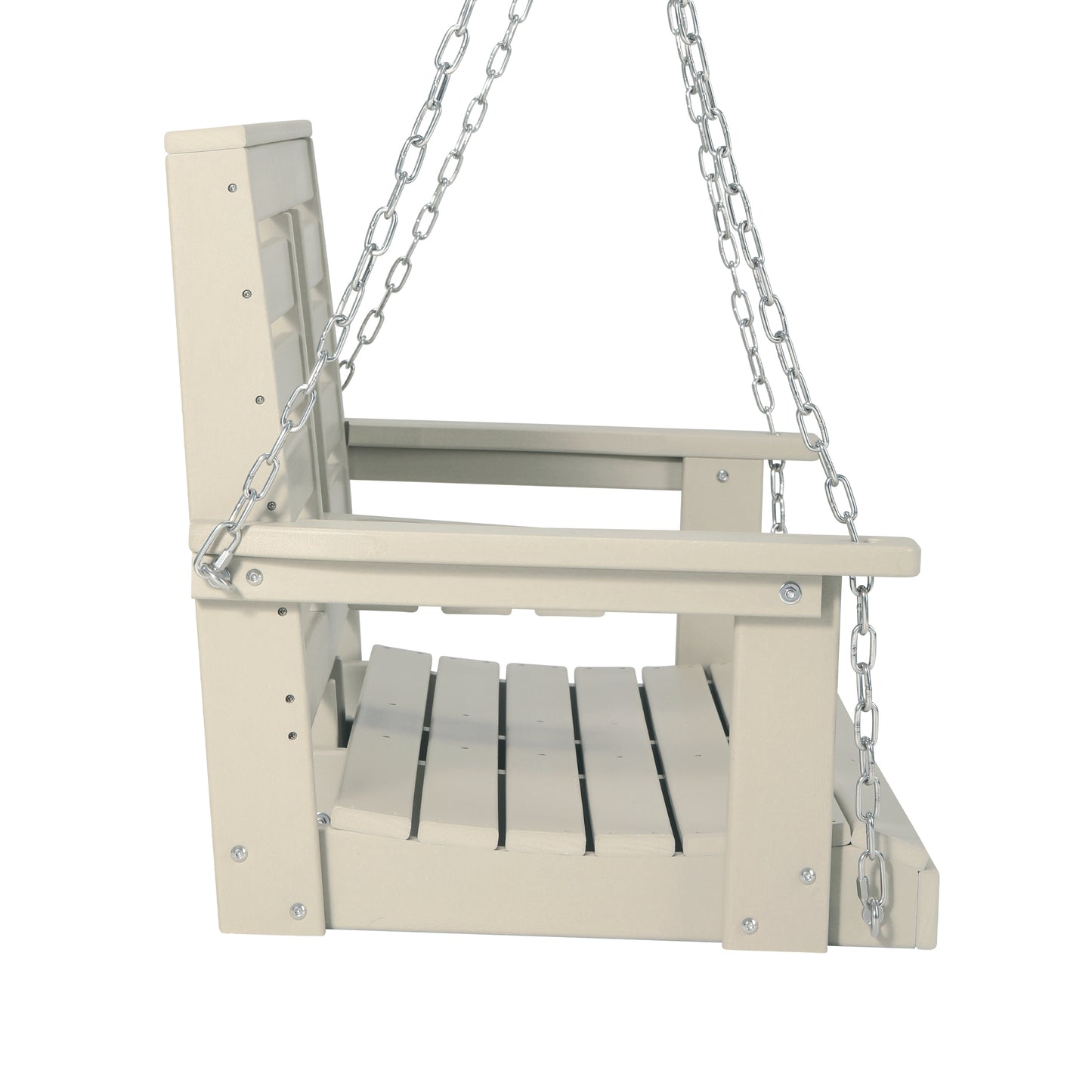Charleston 54" Porch Swing with Folding Cup Holder Sand Seahawk Designs Porch Swings