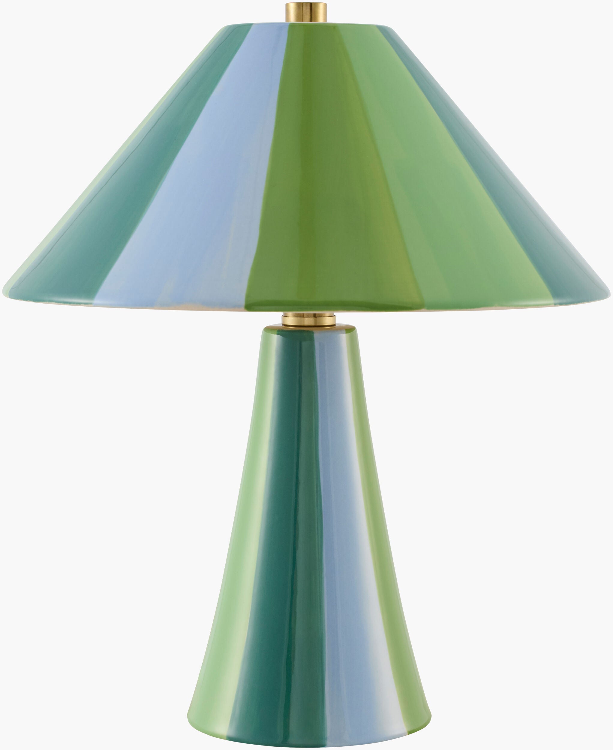 Galleria Accent Table Lamp — Green
