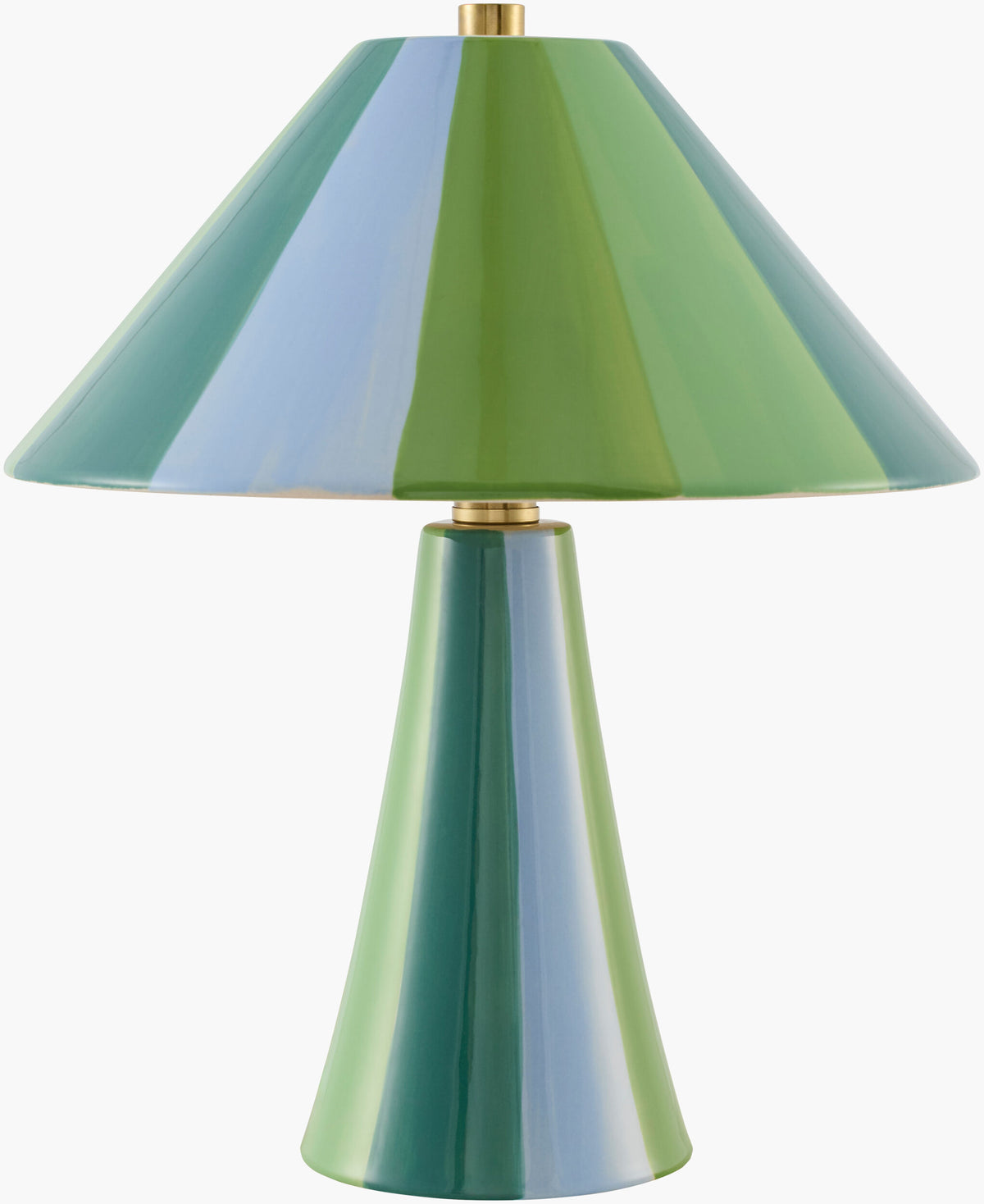 Galleria Accent Table Lamp — Green