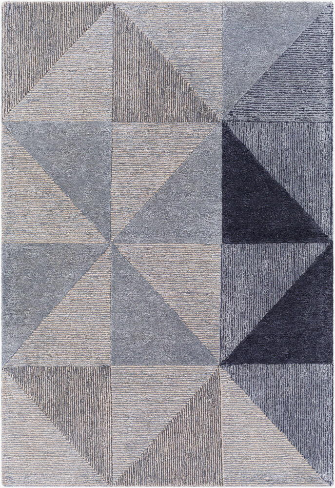 Glasgow Handmade Rug — Gray/Light Gray